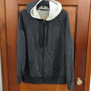 Faded Glory Cream Sherpa Jacket